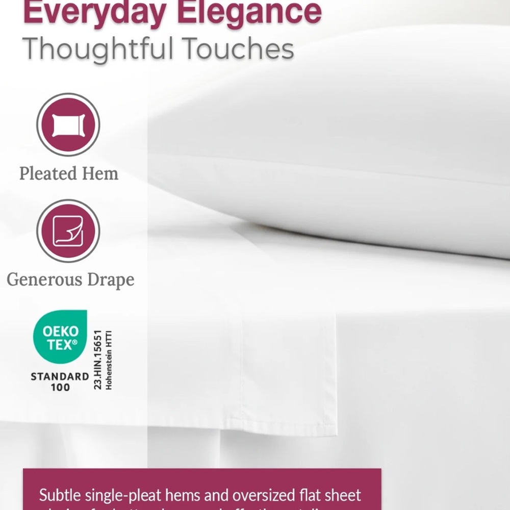 Luxury White Bedding Set King 100% cotton brand new bed sheets - Picture 3 of 8